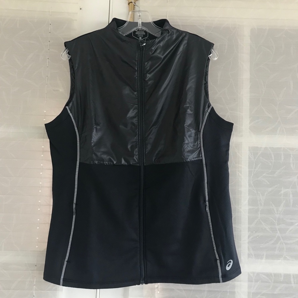 NWT ASICS Black Vest